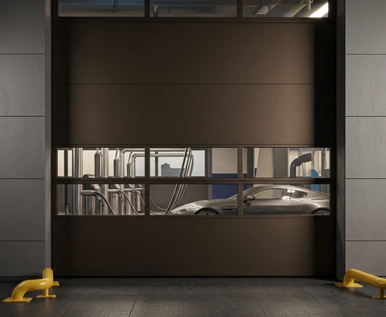 Панорамные ворота AluTherm в Ставрополе