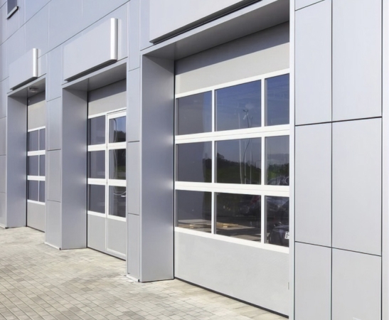 Панорамные ворота Алютех Alutrend в Ставрополе