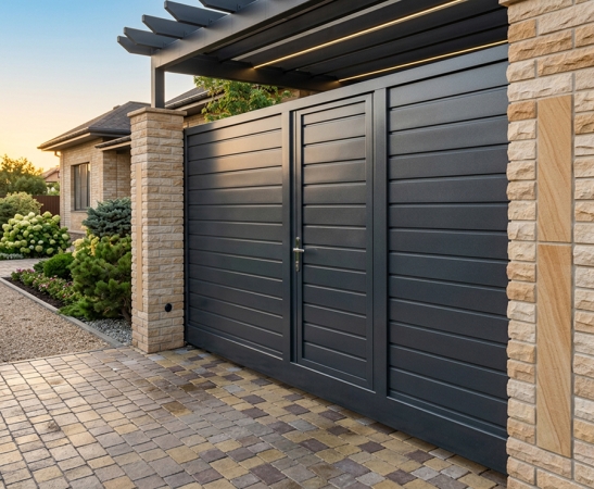 Ворота с калиткой в Ставрополе