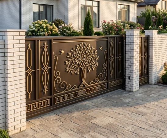 Металлические ворота в Ставрополе