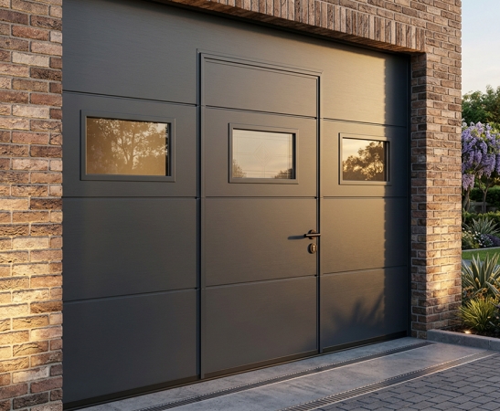 Ворота с окнами в Ставрополе