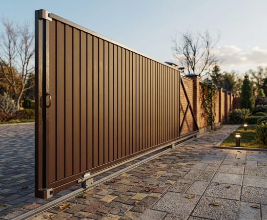 Откатные ворота в Ставрополе