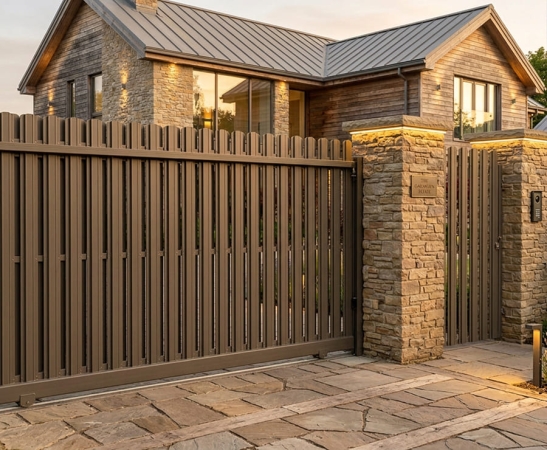 Ворота из штакетника в Ставрополе